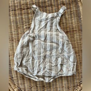 Rylee + cry striped bubble romper 12-18 mo